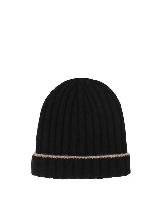 Brunello Cucinelli Black Hats E Hairbands for men