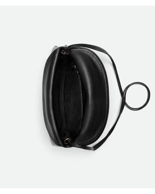 Bottega Veneta Black Liberta Crossbody Bag
