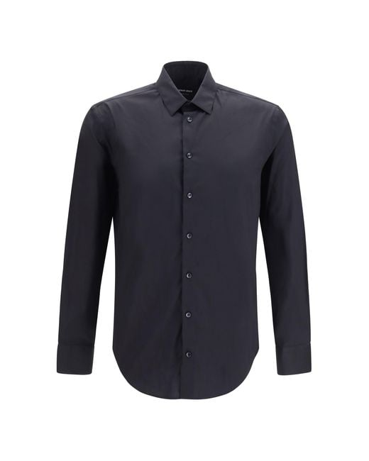 Giorgio Armani Blue Shirt Slim Fit for men