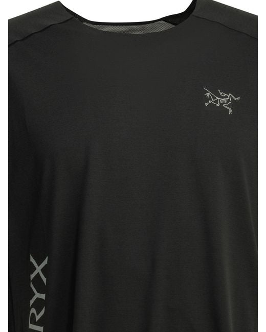 Arc'teryx Black Norvan Round Neck T-Shirt for men