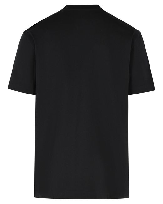 Jil Sander Black Cotton T-Shirt for men