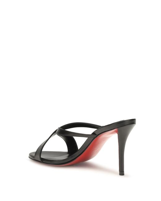 Christian Louboutin White Mulazee Cross Sandals