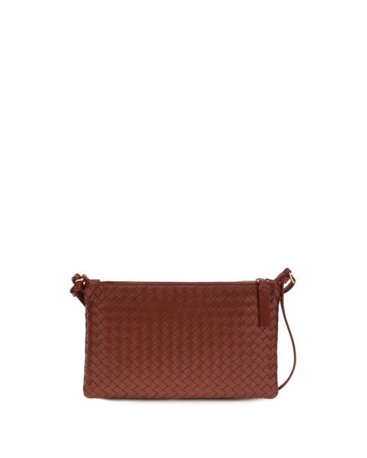 Bottega Veneta Brown Intrecciato Shoulder Bag