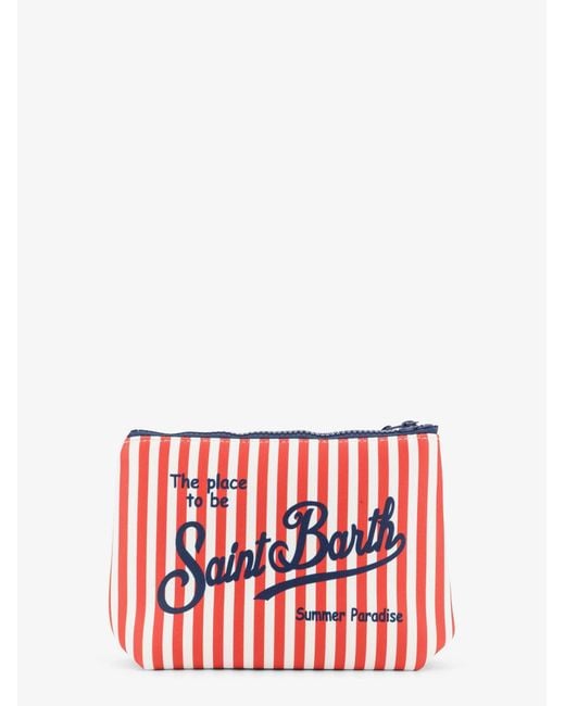 Mc2 Saint Barth Red Aline Scuba Clutch for men