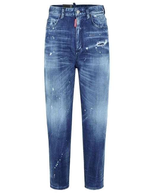 DSquared² Blue Loose-Fit Jeans