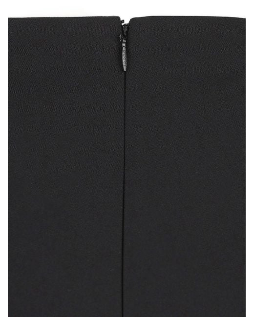 Gucci Black Technical Stretch Wool Trousers
