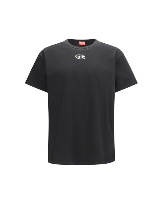 DIESEL Black T-Norm-Iod T-Shirt for men