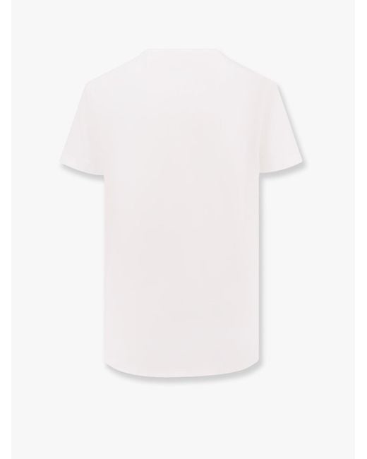Loro Piana White Cotton T-Shirt