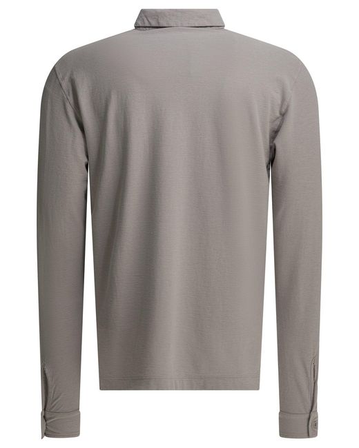 Stone Island Gray Polo Shirt for men