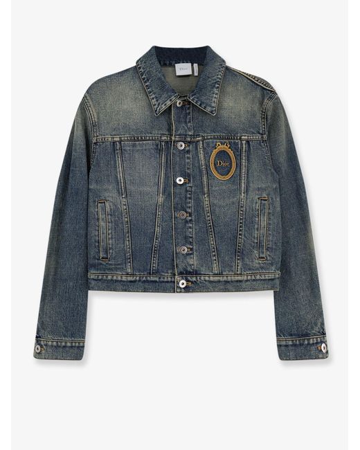 Dior Blue Dior Dior Medallion Denim Jacket