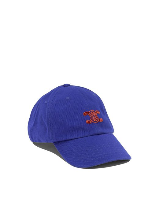 Céline Blue Triomphe Baseball Hat for men