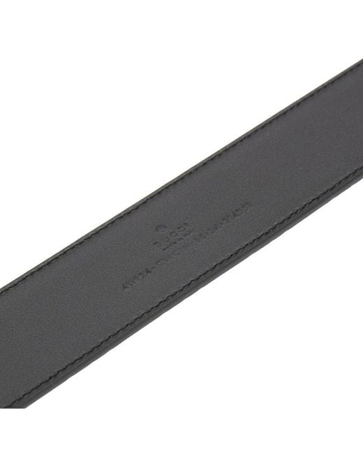 Gucci Black Signature' Leather Belt for men
