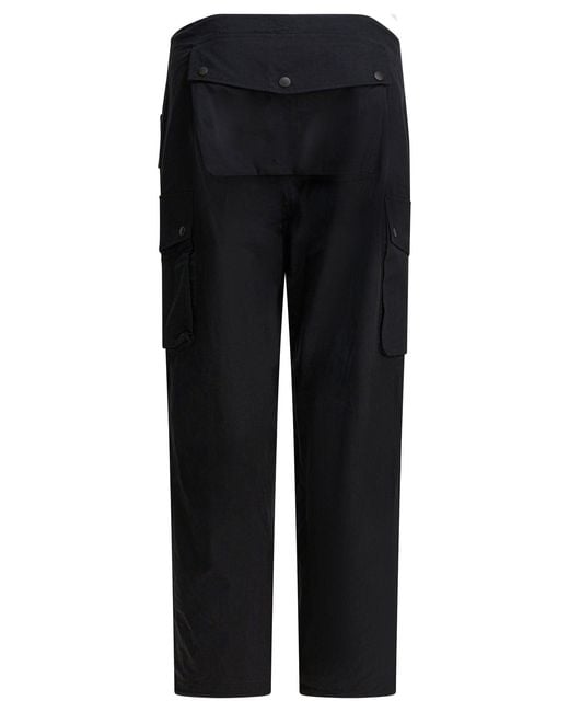 Needles Black "C/N Oxford" Cargo Pants for men