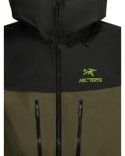 Arc'teryx Green Alpha Sv Windbreaker Jacket for men