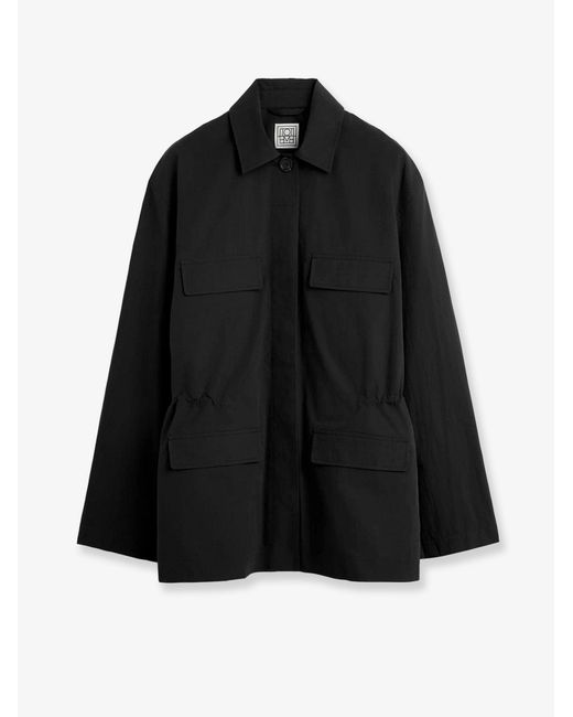 Totême Black Cotton Utility Jacket