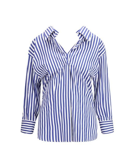 Givenchy Blue Open Cotton Shirt