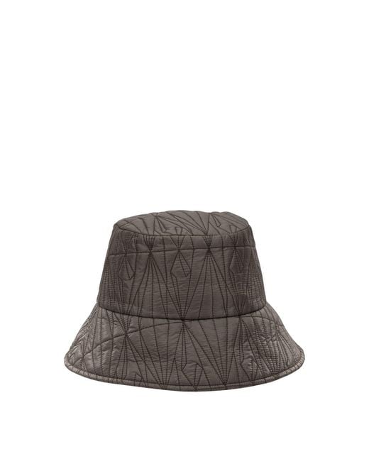 Rick Owens Brown Padded Bucket Hat