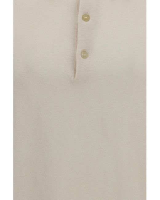 Premiata White Polo Shirt for men