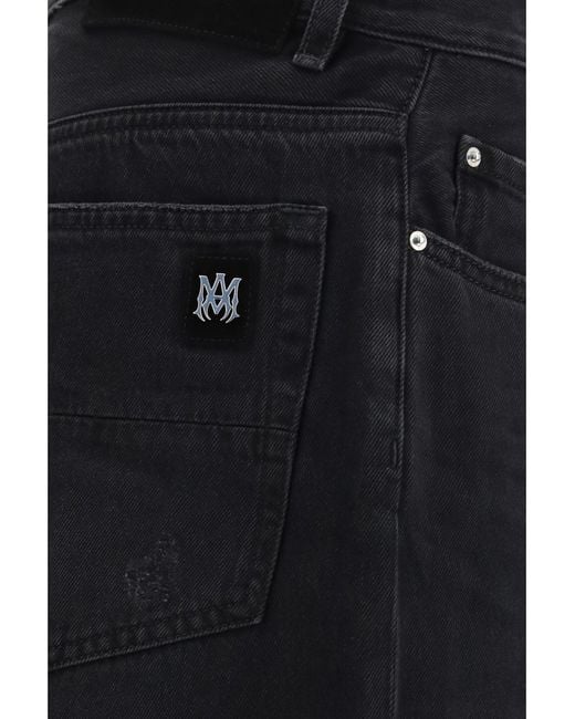 Amiri Blue Wide-Leg Jeans