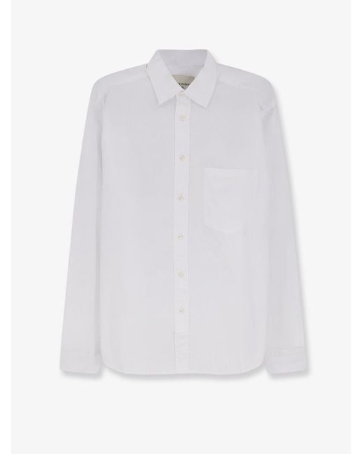 Walk In Paris White Cotton Shirt Classic