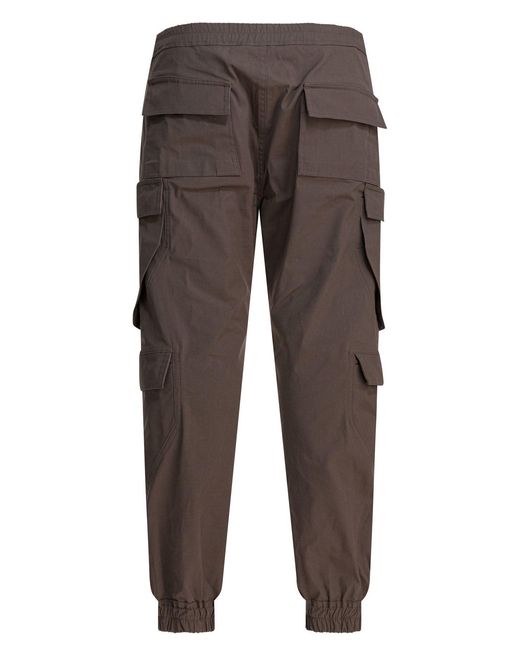 Rick Owens Gray "Mastodon" Cargo Pants for men