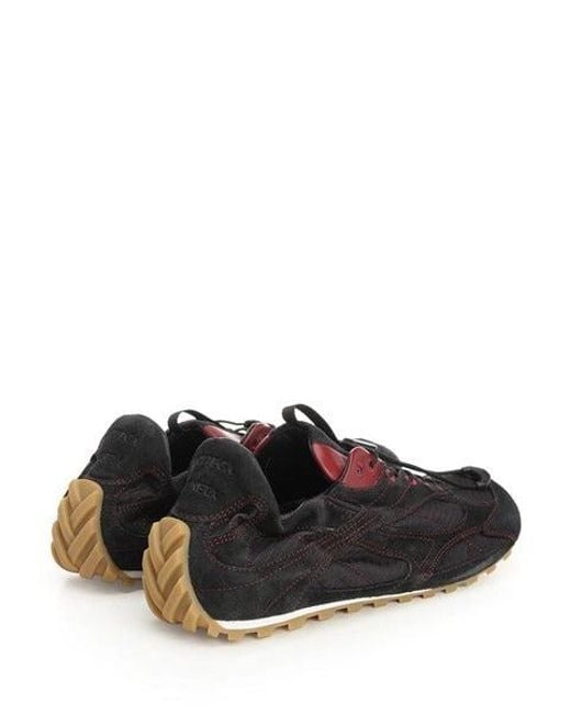 Bottega Veneta Black "Orbit Flash" Sneakers