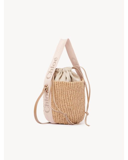 Chloé Natural Chloé Woody Shoulder Bag