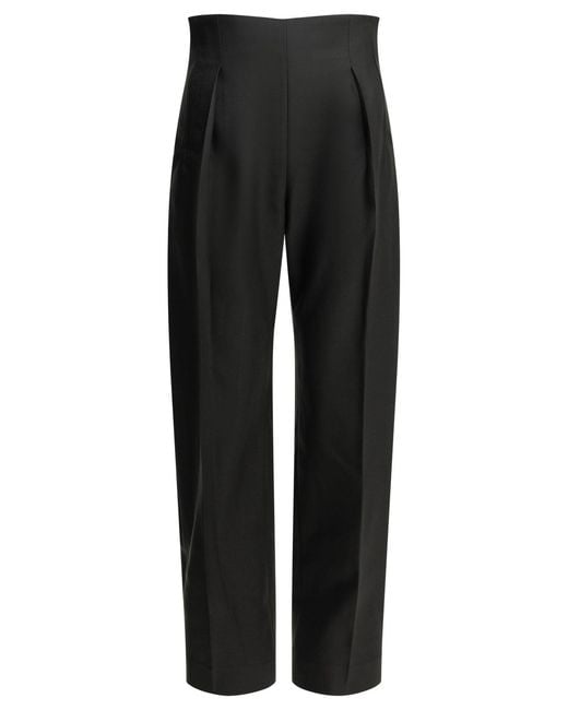Khaite Black "Somera" Tailored Pants