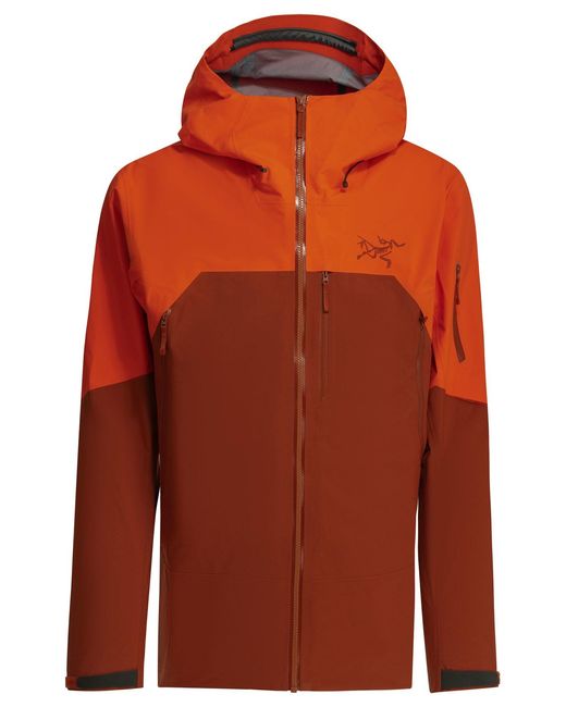 Arc'teryx Orange "Rush" Technical Jacket for men
