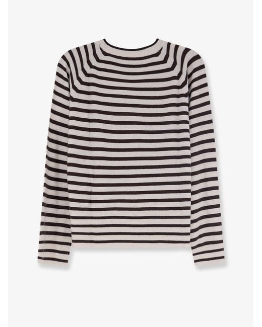 Closed Black Striped Cashmere Sweater