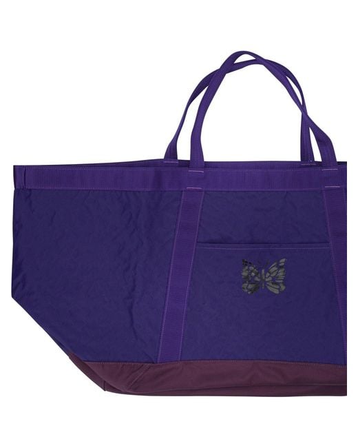 Needles Purple "Tool Tote" Large Shoulder Bag