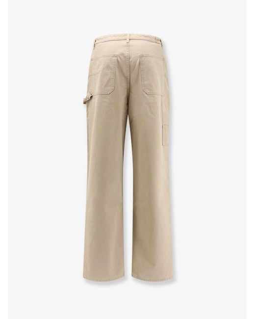 Dior Natural Dior Carpenter Cotton Trousers for men