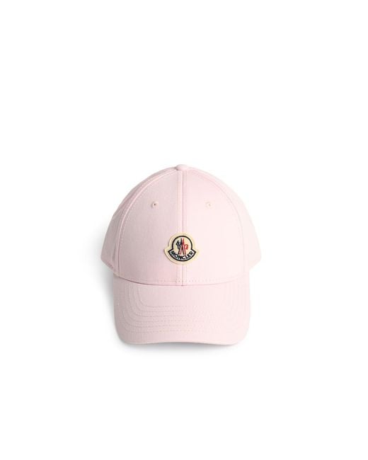 Moncler Pink Cotton Cap
