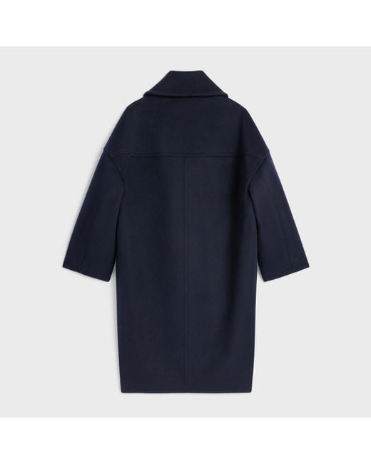 Céline Blue Wool Coat