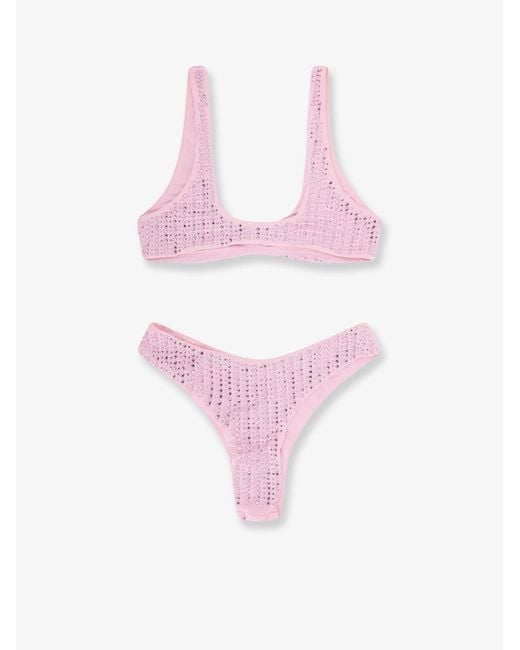 VENUJA Pink Bikini Strass All-Over