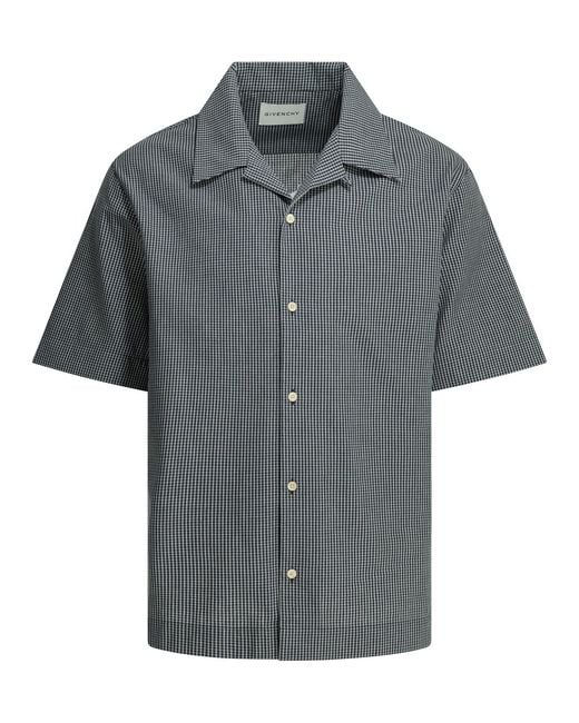 Givenchy Gray Casual Shirt With Logo for men