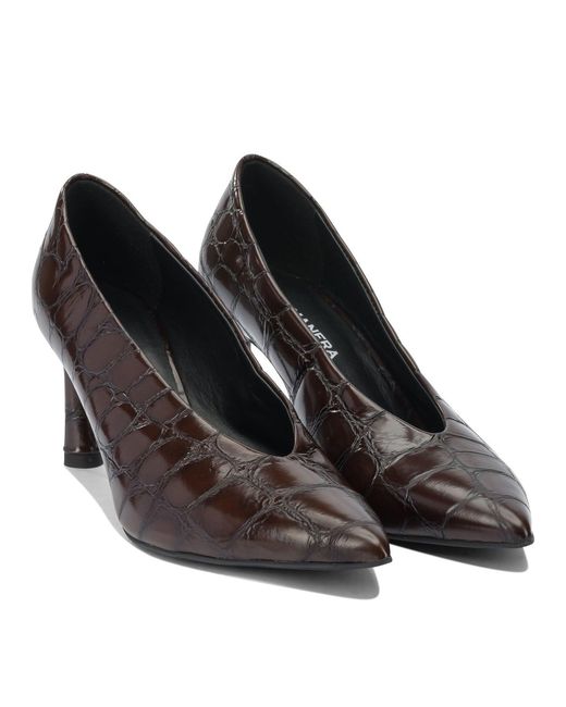 Halmanera Brown Heeled Shoes