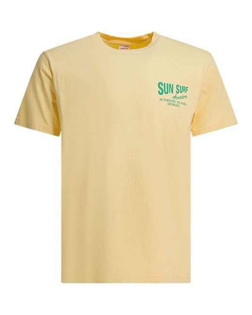 Sun Surf Yellow Surfriders Sportswear T-Shirts for men