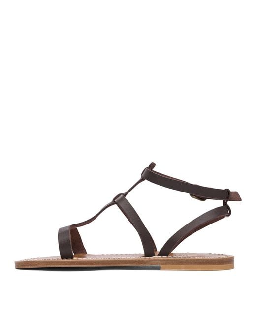 K. Jacques Multicolor Sandals Brown