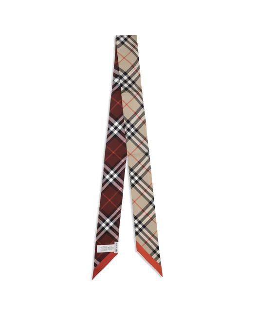 Burberry Multicolor Silk Scarves