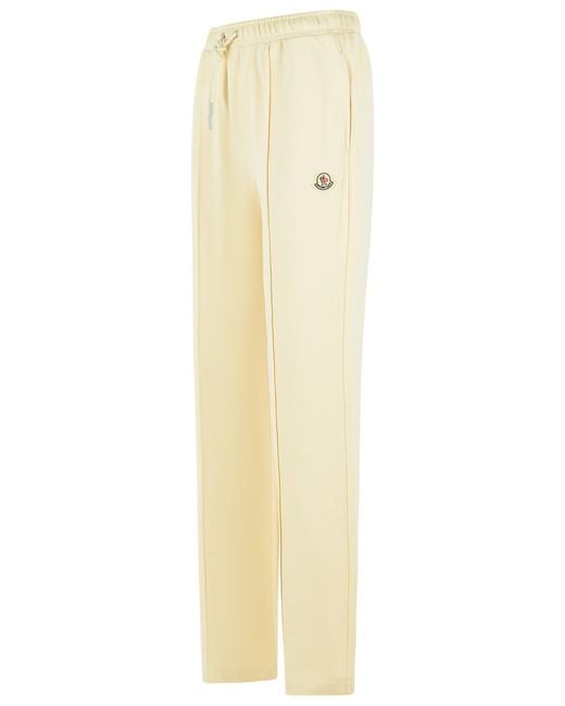 Moncler Natural Ivory Cotton Pants
