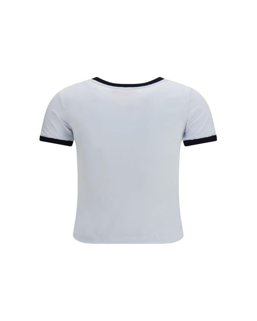 Fiorucci White Popcorn Print T-Shirt