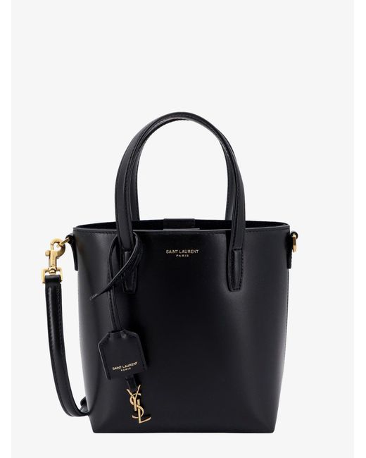 Saint Laurent Black Mini Toy Leather Crossbody Bag