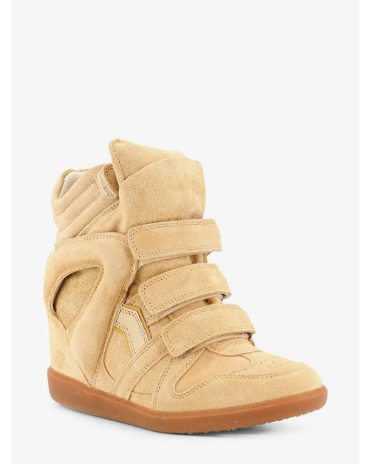 Isabel Marant Natural Sneakers Bekett Suede/Leather