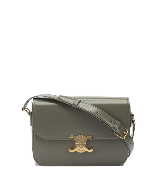 Céline Gray Crossbody Bags