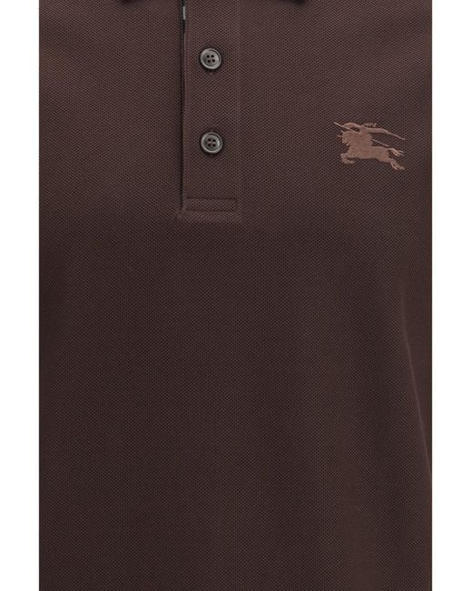 Burberry Brown Jwear Polo for men