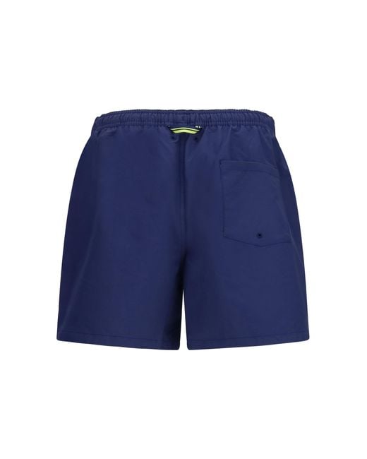 Fred Perry Blue Swim Shorts for men