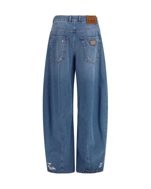 Dolce & Gabbana Blue Dolce & Gabbana Distressed Jeans