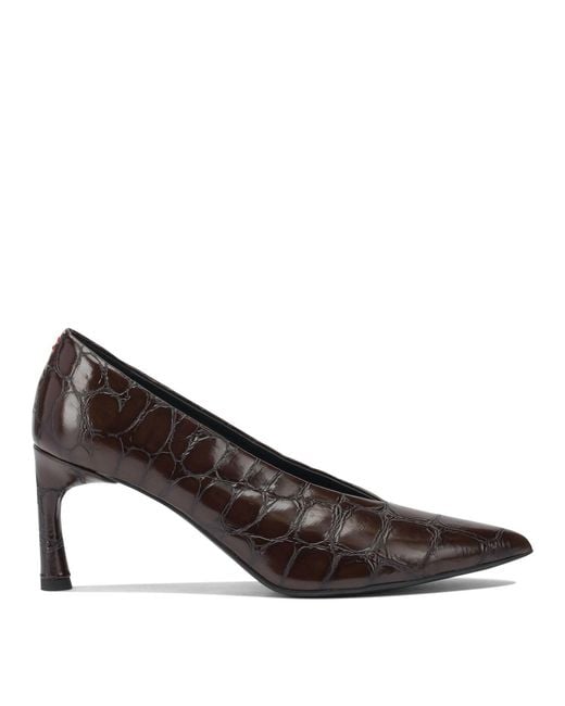 Halmanera Brown Heeled Shoes