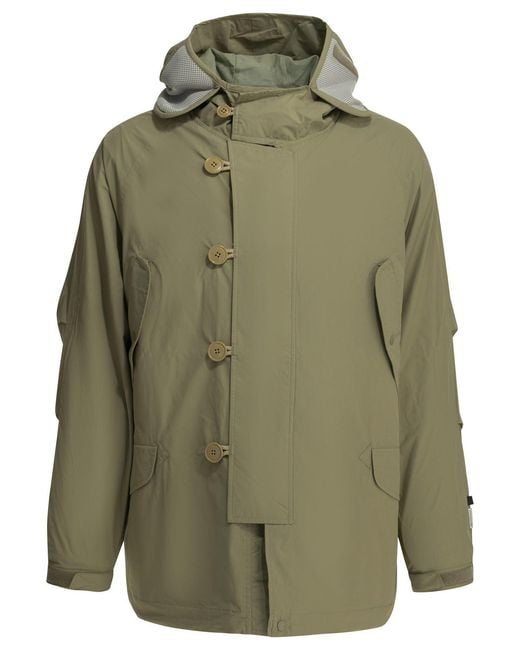 DAIWA PIER 39 Green "Windstopper Flight Parka" Windbreaker Jacket